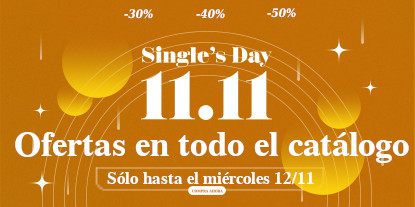 ¡Descuentos especiales en Single's day!