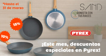 ¡Este mes, descuentos especiales en Pyrex!