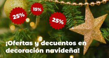 ¡Ofertas y decuentos en decoración navideña!