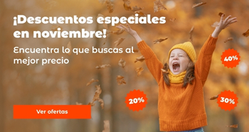 ¡Descuentos especiales en noviembre!