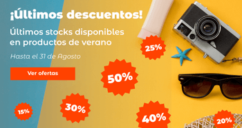 ¡Últimos descuentos! Últimos stocks disponibles en productos de verano