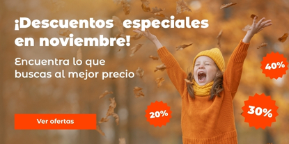¡Descuentos especiales en noviembre! ¡Descuentos especiales en noviembre!