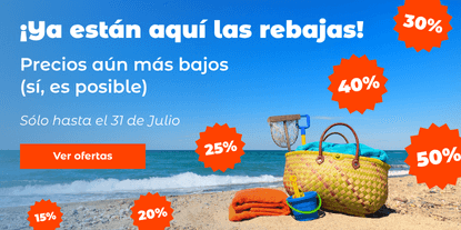¡Ya están aquí las rebajas! ¡Ya están aquí las rebajas!