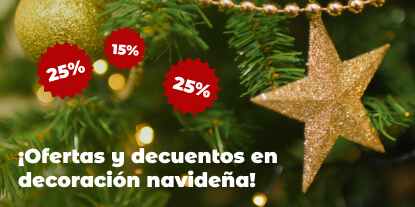 ¡Ofertas y decuentos en decoración navideña!