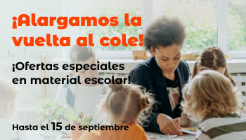 Alargamos la vuelta al cole. Ofertas especiales en material escolar