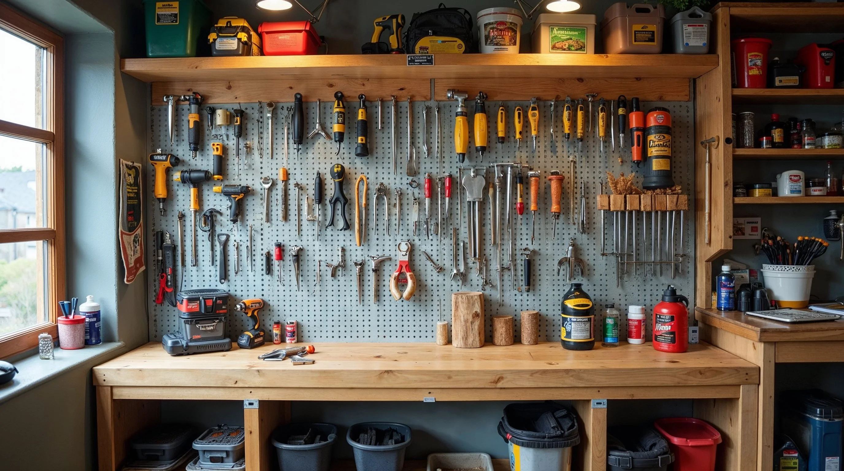 Cómo montar tu taller de bricolaje en casa paso a paso